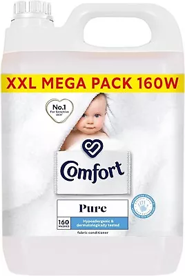 SALE! New Comfort Pure Fabric Conditioner 160 Washes 4800ML • £8.49