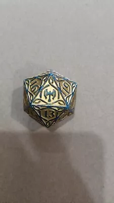 Magic The Gathering - Kaldheim - Oversized Gold D20 Spindown Die • $6.99