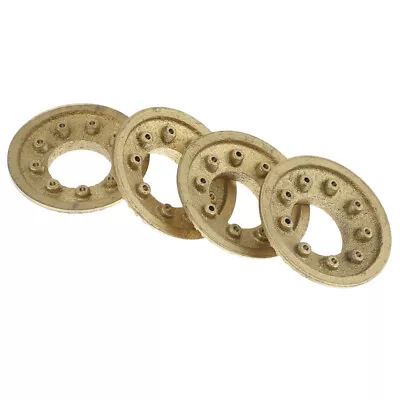  4 Pcs Copper Alloy Distributor Stove Flame Gas Ring Reducer • £12.38