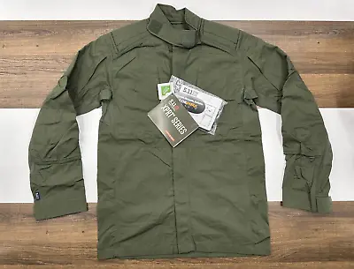 NEW 511 Tactical Mens S Green XPRT Rapid Shirt Jacket Pocket Full Zip NWT • $33.14