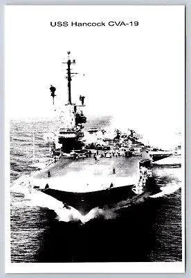 Postcard USS Hancock CVA 19 LP1 • $4.75