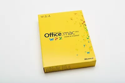 Microsoft Office For Mac Home And Student 2011 (3 Computer/s) • $14.95