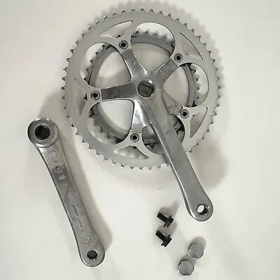 Sugino Japan Vintage AC 130 Road Bike Double Crankset 53/39 Square Taper 175mm • $39.98