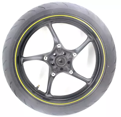 2012 Yamaha Yzf R6 Front Wheel Rim W Tire 5sl-25168-00-98 • $340