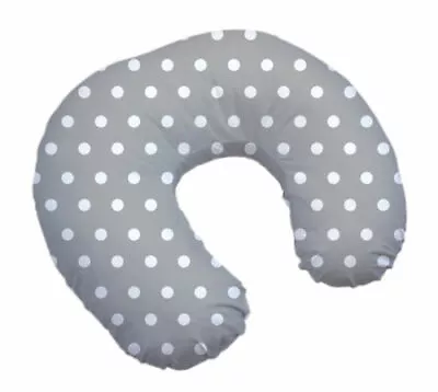 £9.99 • Buy COVER FEEDING PILLOW NURSING MATERNITY BABY BREASTFEEDING PREGNANCY Dots Grey