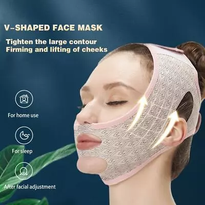 $3.46 • Buy Beauty Face Sculpting Sleep Mask, V-Line Lifting Mask Facial Slimming Strap U S
