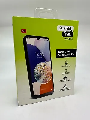 New/Sealed - Straight Talk SAMSUNG Galaxy A14 5G 64GB  6.6  Prepaid Smartphone • $99.95