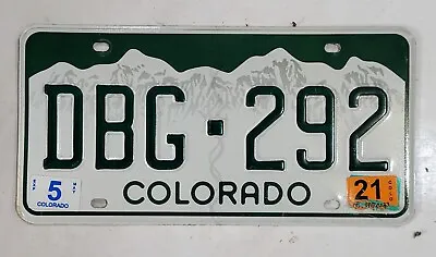 COLORADO License Plate ~ DBG 292 ~ 🔥 FREE SHIPPING 🔥 • $15.99