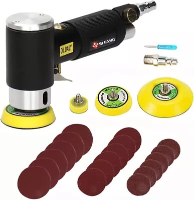 2  3  Car Air Sander Pneumatic Orbital Polisher With Sanpaper Grinding Polishing • $92.25