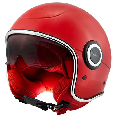 Helmet Jet PIAGGIO VESPA VJ1 V-946 Red Passion R7 894 • $335.63