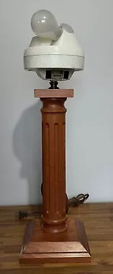 Microsun Mission Amish Hardwood Luxury Table Lamp Made In USA Model 397 • $100