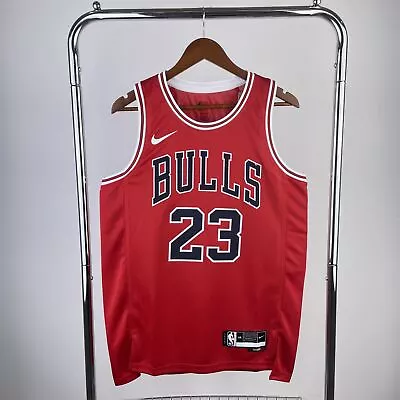 Michael Jordan #23 Chicago Bulls Red White 2023 Swingman Jersey Mens All Sizes • $70