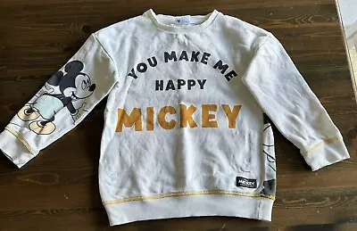 £2.95 • Buy TU Boy’s Disney Mickey Mouse Sweatshirt Age 4-5 Years