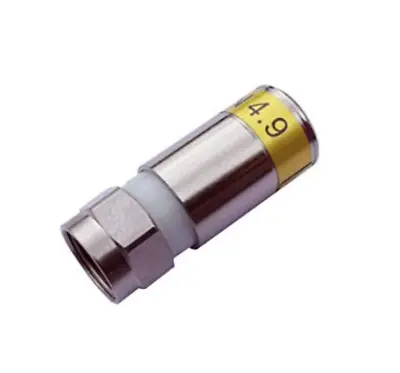 Cabelcon F Male Compression Connectors RG59 (3.9) RG6 (4.9) RG11 (7.5)  • £4.99