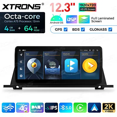 12.3  Android 13 8Core 4+64G Retrofit Car Stereo GPS For BMW 5 Series GT F07 CIC • $419.99