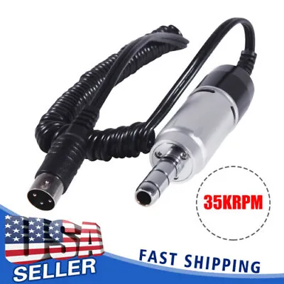 USA Dental Electric E-Type Micro Motor Lab Handpiece 35000 RPM Max Fit Marathon • $30.99