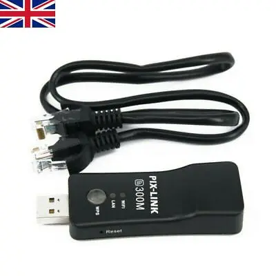 £10.86 • Buy Wireless LAN Adapter WiFi Dongle RJ-45 Ethernet Cable For Samsung Smart TV 3Q UK