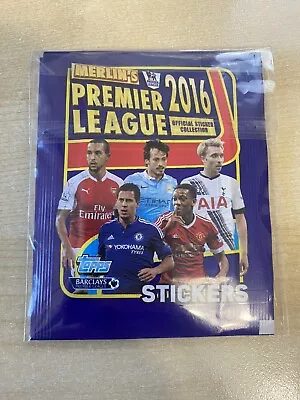 Merlin’s Premier League 2016 Sticker Pack Sealed Mint • £10