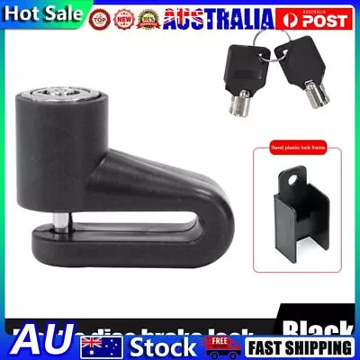 Electric Scooter Disc Brake Lock Anti Theft With Lock Frame For M365 (Black) • $8.13