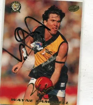 $7.50 • Buy AFL Select 1999 #113 Richmond Wayne Campbell  Autographed Card