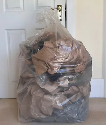 Very Large Clear Plastic Polythene Bags Liners Waste Bags Sacks 21  X 36  X 50  • £1.99