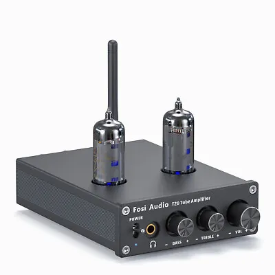 Fosi Audio T20 Tube Amplifier Bluetooth Headphone Amp Digital Stereo Receiver • $62.99