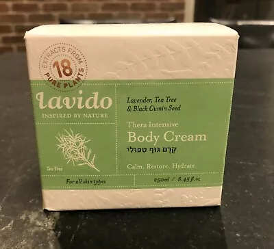 LAVIDO Thera Intensive Body Cream~Lavender Tea Tree Black Cumin 8.45 Fl Oz NIB • $38.95