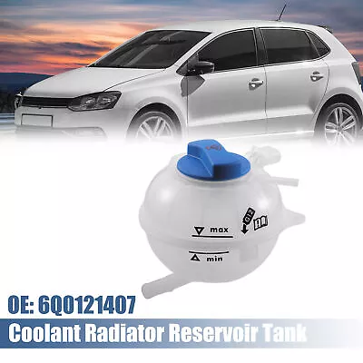 Coolant Radiator Reservoir Tank 6Q0121407 With Cap Sensor For VW Polo 01-18  • $17.49