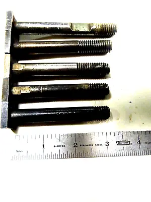 Lot Of 5 7/16-14 3/4 Square Head T Slot Bolts • $4.50