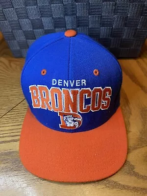 Mitchell & And Ness Snapback Hat Denver Broncos | Blue Orange | Vintage Col. • $13