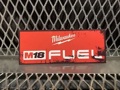 MILWAUKEE TOOLS FUEL M18 Decal Sticker 2  X 4  Sawzall Drill Saw Impact NEW • $4.99