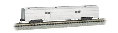 BACHMANN 14654 N SCALE UNLETTERED Silver 72' 2-Door Baggage Car NEW IN BOX • $21.50