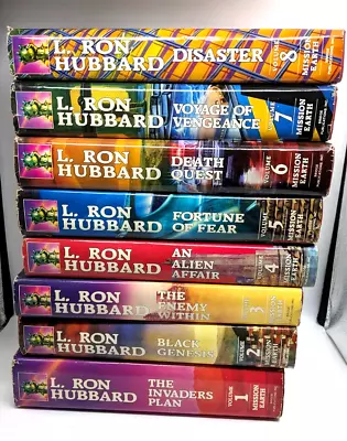 L. Ron Hubbard Mission Earth HC/DJ  1st Edition Vol 1-8 • $29.99