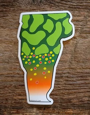$4.95 • Buy VERMONT Stickers Decals Trout Brown Brook Rainbow Musky Fly Fishing