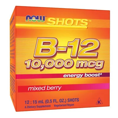 £21.99 • Buy Now Foods Vitamin B-12 10000mcg 12xShots