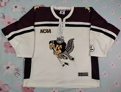 Vintage Minnesota Golden Gophers College-NCAA Ice Hockey Zephyr Jersey SizeL • $150