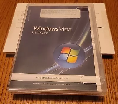 Microsoft Windows Vista Ultimate 64-bit For System Builders [DVD]  • $70