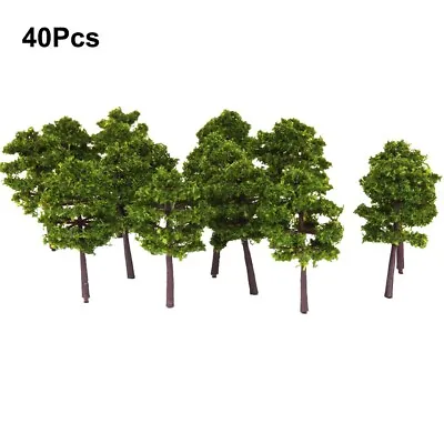 40 Pcs/Set Model Trees Train Railway Diorama Scenery Landscape N Gauge 5cm • $11.89