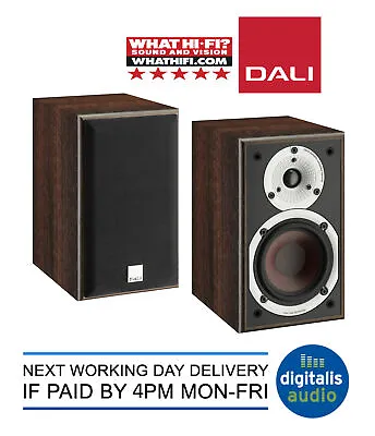 Dali Spektor 1 Bookshelf Speakers In Walnut Authorised Dealer 5 Year Warranty • £199