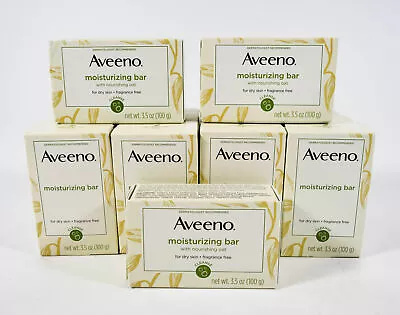 $69.99 • Buy 15 Bars Aveeno Moisturizing Bar Soap 3.5 Oz Fragrance Free For Dry Skin