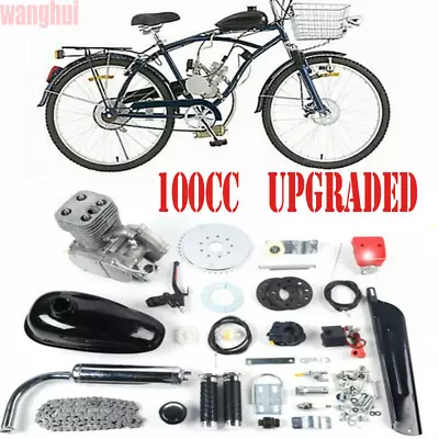 Full Set 100CC Bicycle Motorized 2-Stroke Gas Petrol Bike Engine Motor Kit CDI • $125