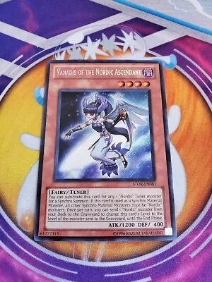 Yugioh - Vanadis Of The Nordic Ascendant STOR-EN081 NM Unlimited Secret Rare • $9.46