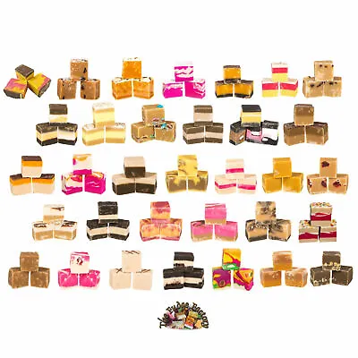 Fudge Factory Assorted Flavours Cubes Gift Pouch Hand Made (200g 600g Or 2kg) • £10.50