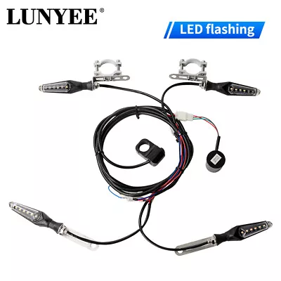 E-bike Electric Bicycle Light Set Flashing LED Turn Signals Dicator Light • $49.99