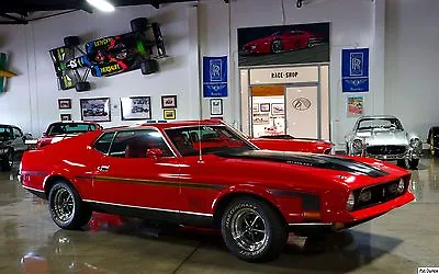 1971 Ford Mustang Mach 1 24X36 Inch Poster Sports Car Muscle Car • $23.99