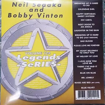 Legends Karaoke Cdg Neil Sedaka And Bobby Vinton Oldies #124 17 Songs Cd+g Music • $11.78