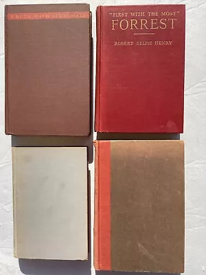 4 Civil War Books Stonewall Jackson Fremantle Diary Nathan Bedford Forrest • $45