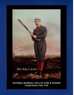 #7 MIKE KING KELLY Boston Beaneaters| 5x7 Color N173 HOF 1887 Goodwin~Old Judge • $4