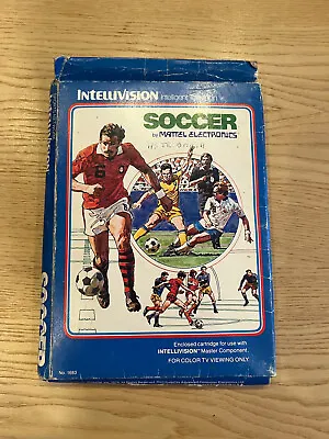 SOCCER Mattel Intellivision Game And Box Only • £4.25