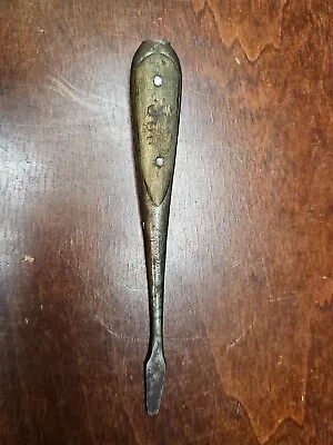 Antique German Stamped Flat Screwdriver Wood Split Handle 6” • $14.99